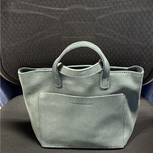 Portland Leather Goods Peppercorn (?) Mini Zip Crossbody Tote